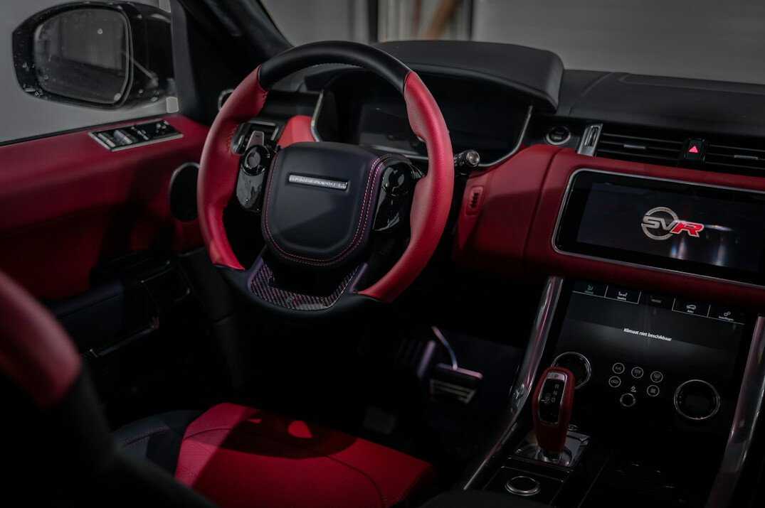 luxury car interior dashboard